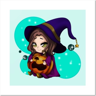 chibi witch Posters and Art